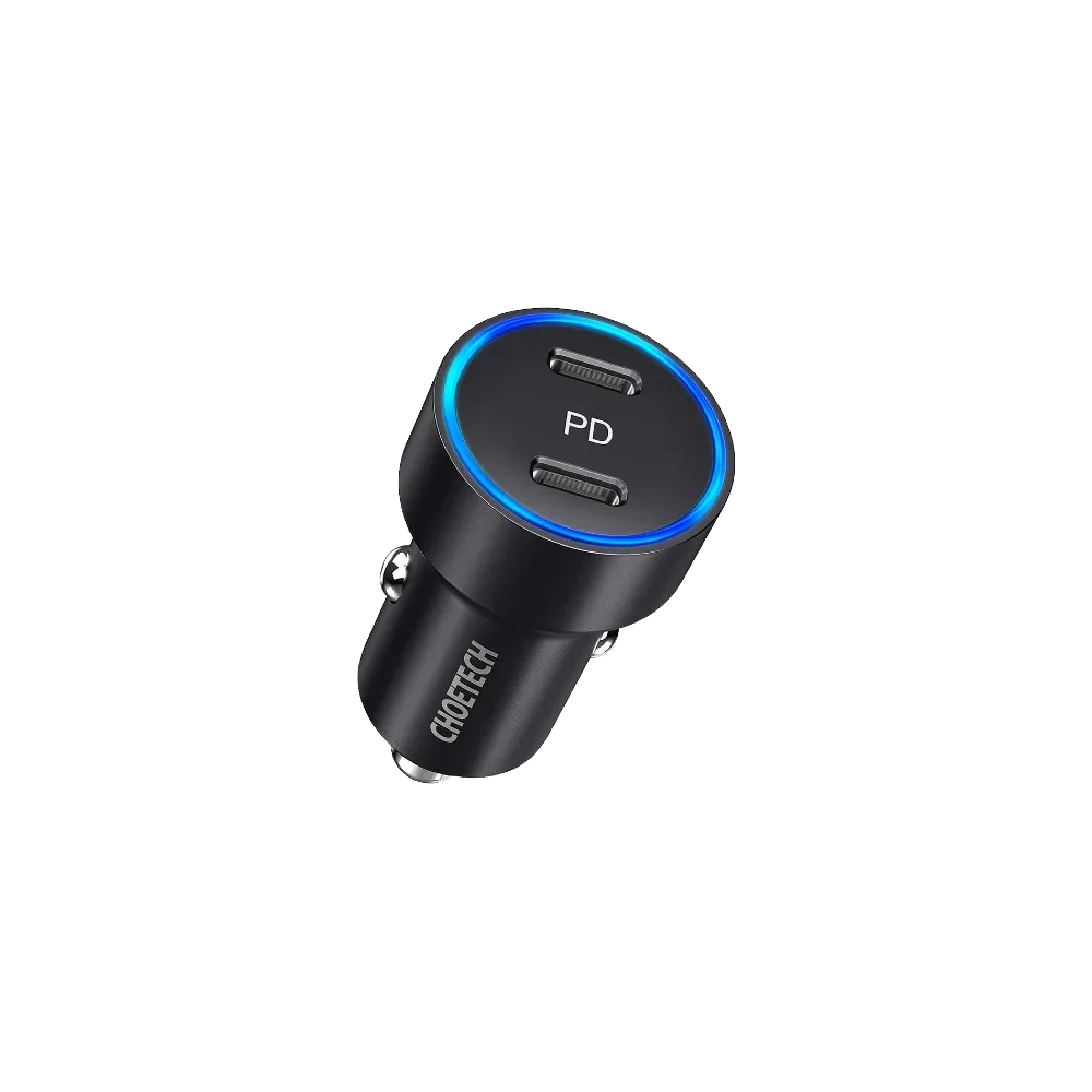Choetech PD40W fast Car Charger - Black