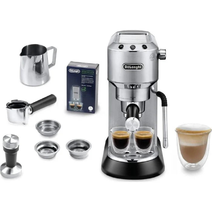 DeLonghi Dedica Arte Espresso Coffee Machine EC885 M with accessories