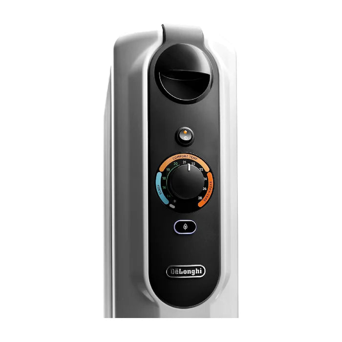 Delonghi 12 Fins Radiant Heater, 2500 Watt - White - TRRSE1225