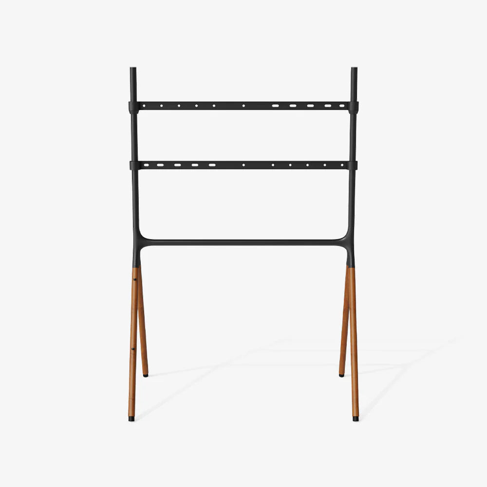 <tc>حامل أرضي لتلفزيون ستوديو رباعي الأرجل قابل لتعديل الارتفاع (من 49″ إلى 70″)</tc>