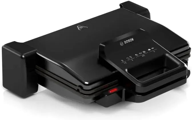 Bosch Electric Grill 2000w 3 in 1 Toaster Sandwich Maker Grill Black - TCG3323
