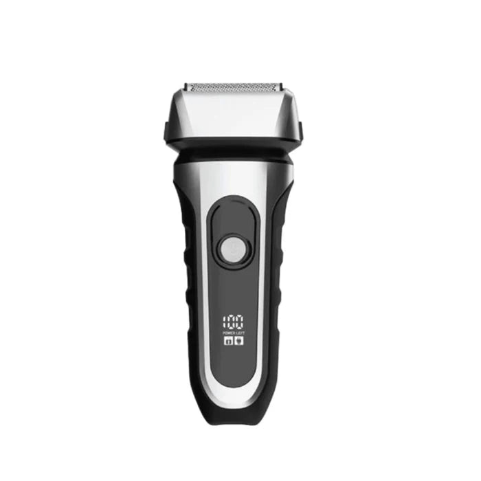 Green Lion Ultra Glide Shaver for Men Precision Grooming - Black/Silver