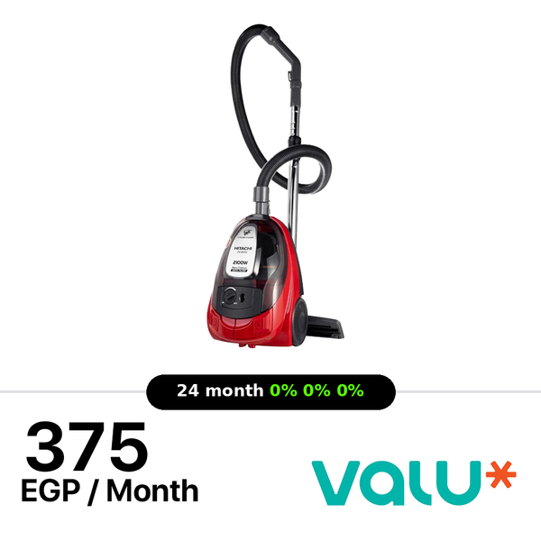 HITACHI Vacuum Cleaner 2100 Watt HEPA Filter - Brilliant Red - CV-SF21VBREFEG