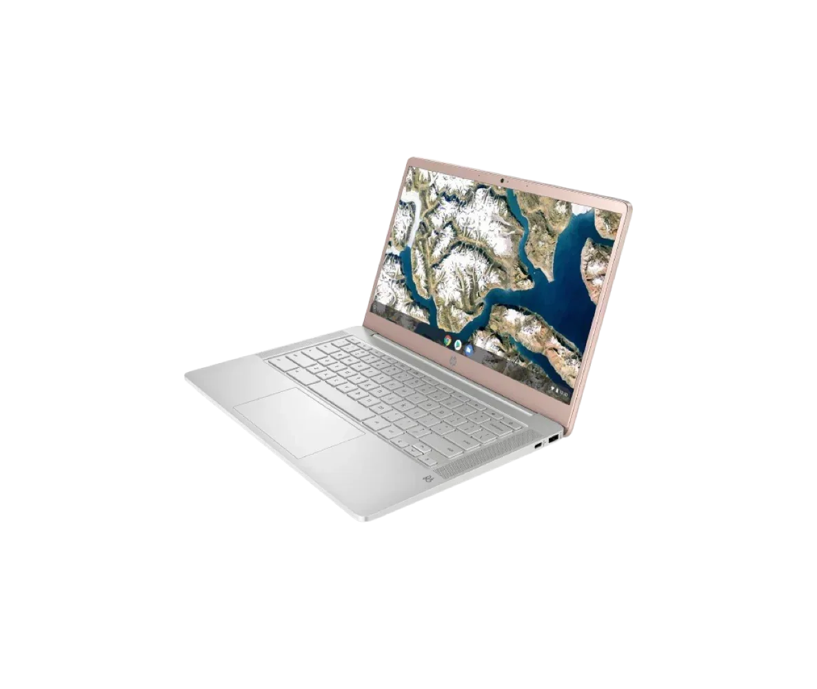 HP 14a-na0702ds 14" HD Chromebook, Intel Celeron N4120, 1.10GHz, 4GB RAM, 128GB eMMC, ChromeOS xprs
