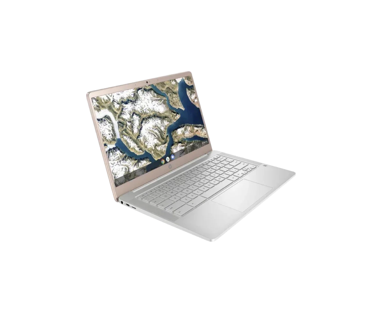 HP 14a-na0702ds 14" HD Chromebook, Intel Celeron N4120, 1.10GHz, 4GB RAM, 128GB eMMC, ChromeOS xprs 0