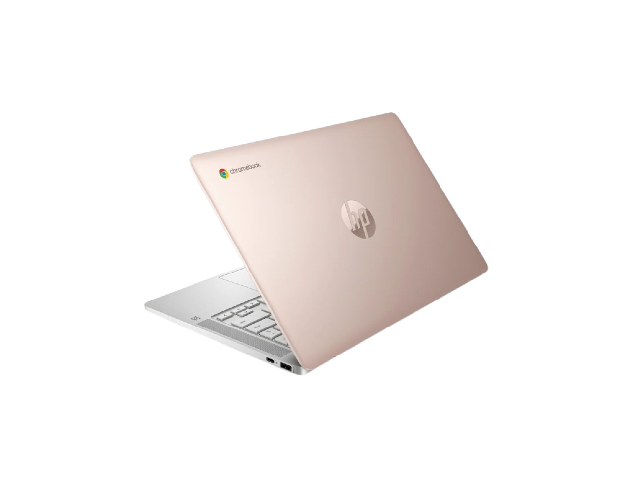HP 14a-na0702ds 14" HD Chromebook, Intel Celeron N4120, 1.10GHz, 4GB RAM, 128GB eMMC, ChromeOS xprs 1