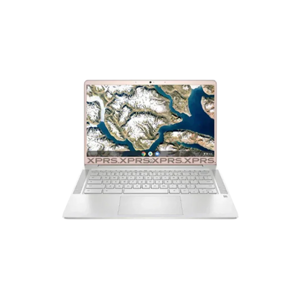 HP 14a-na0702ds 14" HD Chromebook, Intel Celeron N4120, 1.10GHz, 4GB RAM, 128GB eMMC, ChromeOS