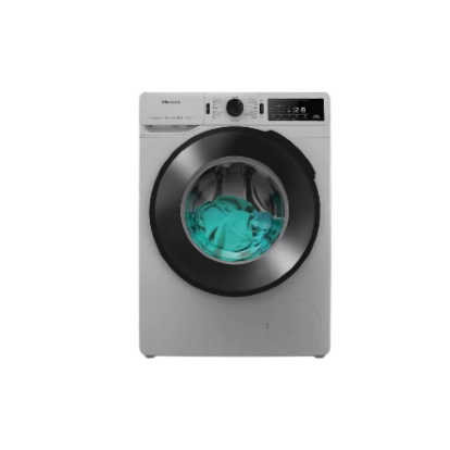 Hisense Front Load Washing Machine 7KG, Inverter Technology, Full Automatic, Silver – WF3V7042BSSEG xprs