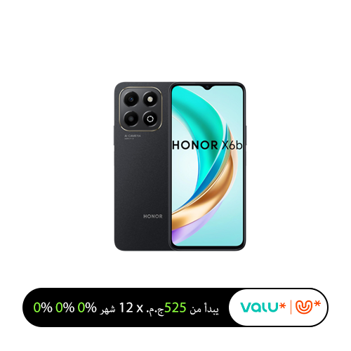 Honor X6B - 4G LTE, 6GB RAM 128GB ,ضمان الوكيل