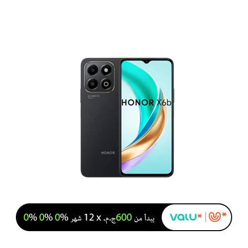 Honor X6B - 4G LTE, 6GB RAM 256GB ضمان الوكيل
