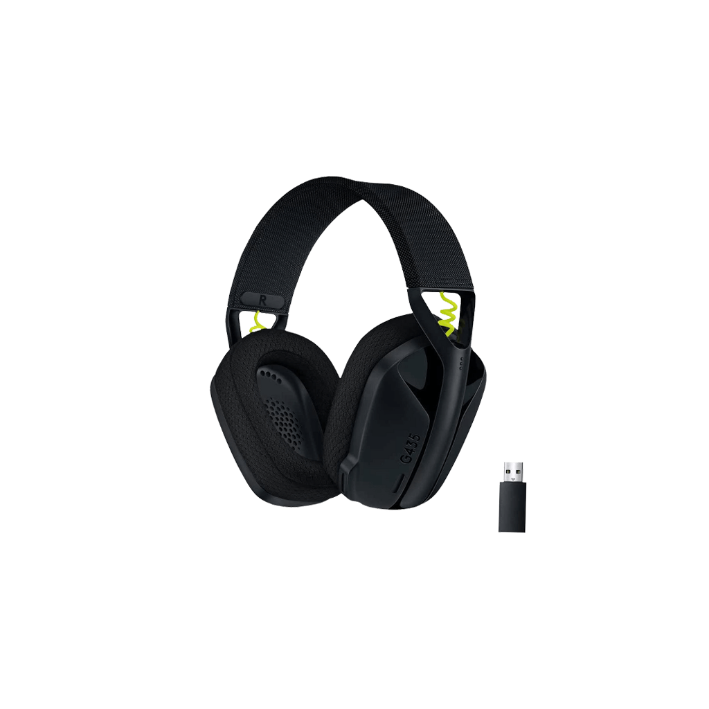 LOGITECH G435 LIGHTSPEED Wireless Gaming Headset - BLACK