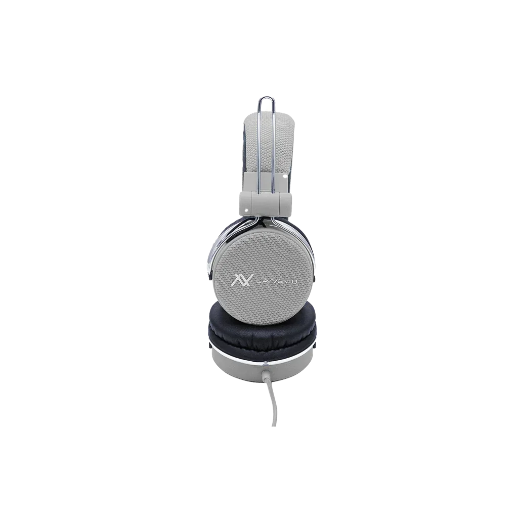 L'avvento (HP06A) Headphone Stereo Golden Plug With 40mm Speaker Driver - 1.5M - Gray xprs