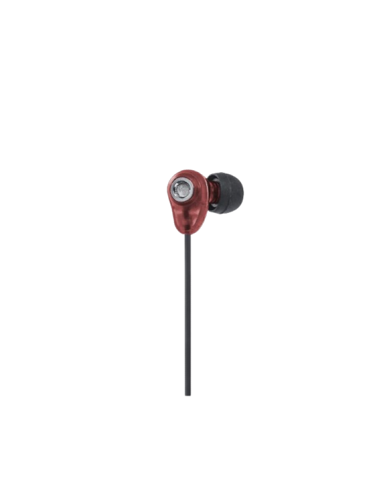 L'avvento earphone HP66R with Mic 3.5mm Volume Control - Red xprs
