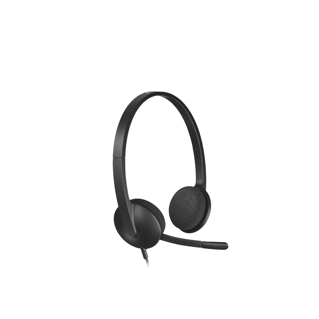 Logitech H340 Stereo USB Headset for Windows and Mac