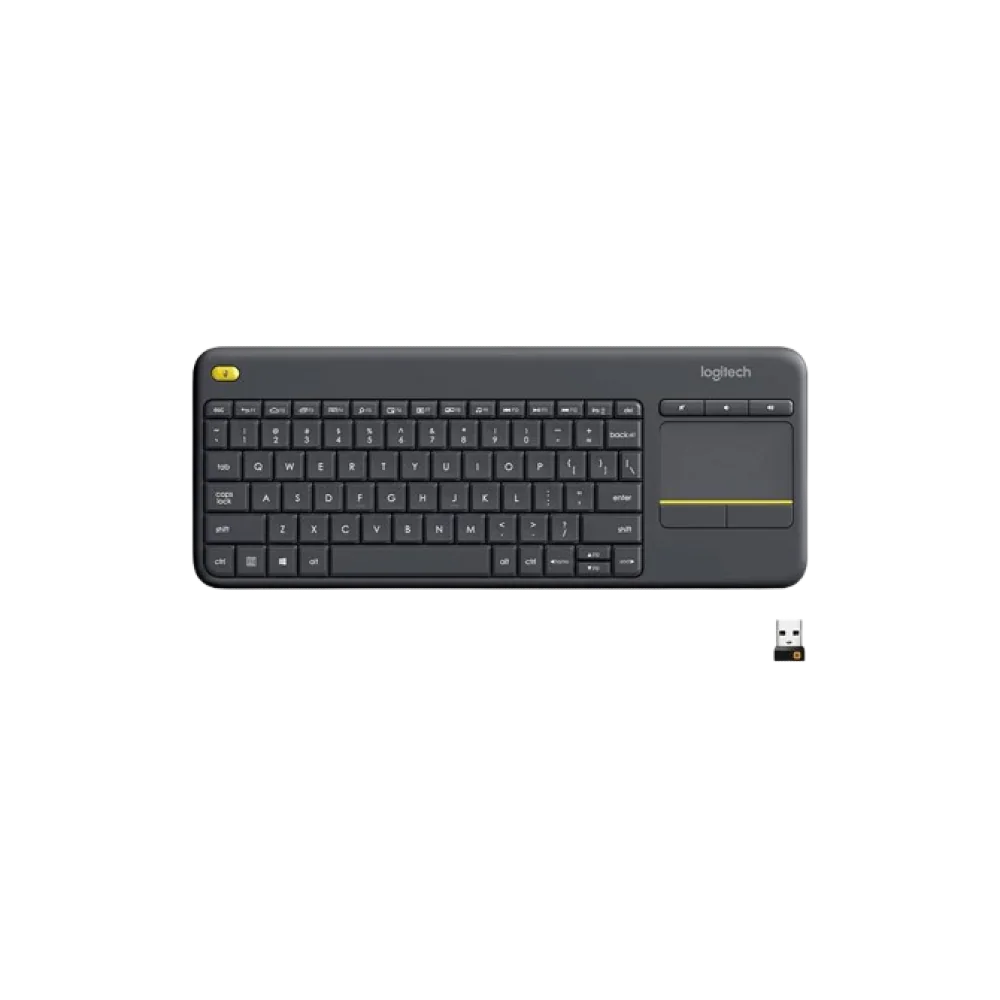 Logitech K400 Plus Wireless Touch Keyboard - Black