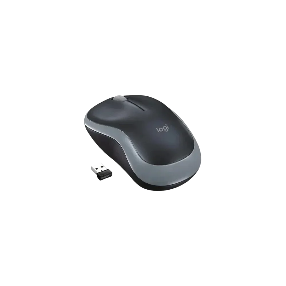 Logitech M185 Wireless Mouse Compact - Gray/Black