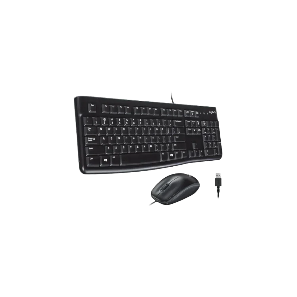 Logitech MK120 USB Keyboard and Mouse Combo - Black xprs