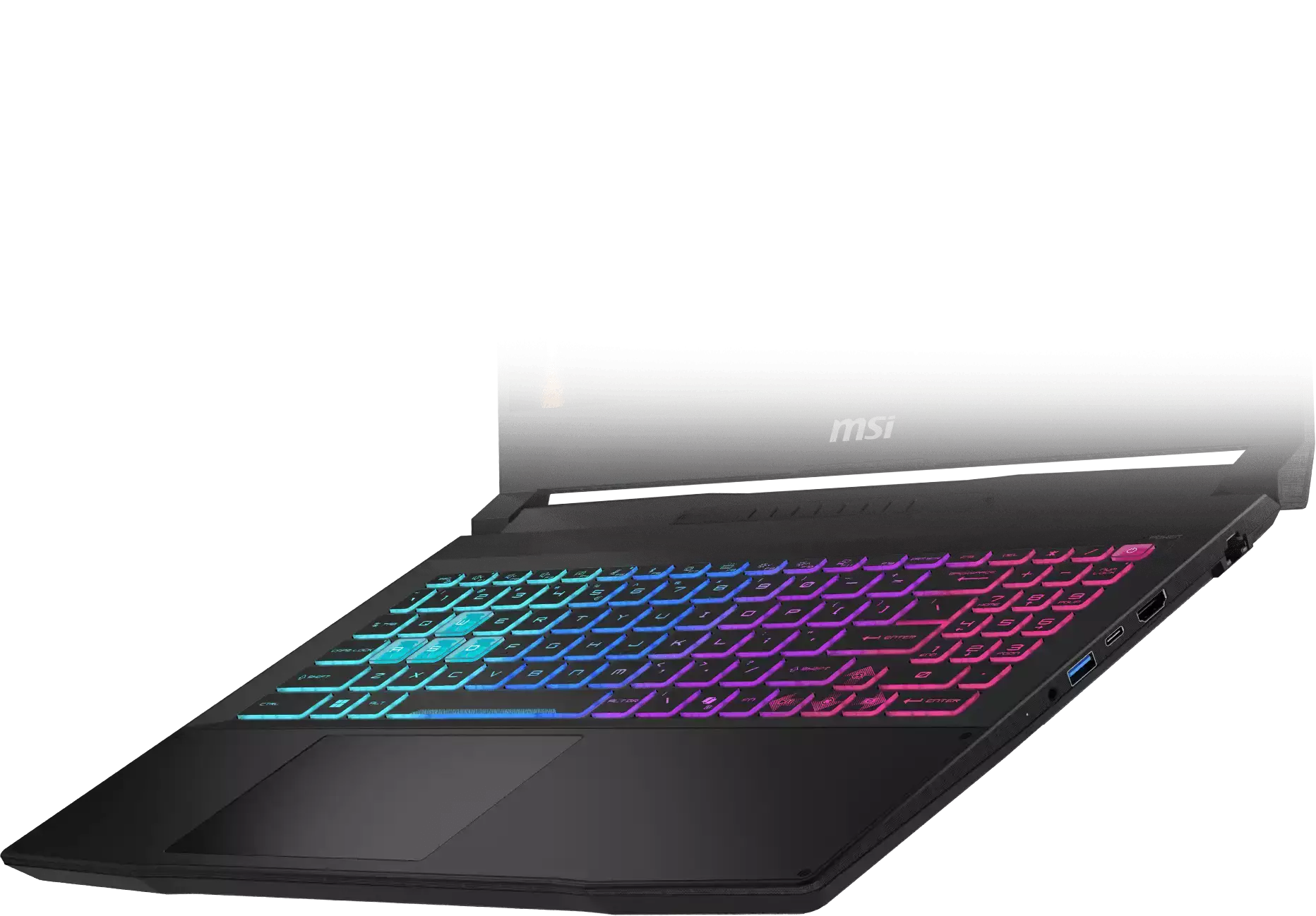 MSI Katana 15 HX 14XWGK keayboard