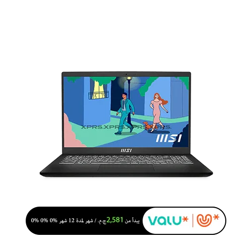 <tc>لاب توب ام اس اي مودرن 15 H B13M، انتل كور i7-13620H، كارت انتل Iris Xe جرافيكس، رام 8 جيجا، هارد 512 جيجا SSD، دوس - أسود
</tc>