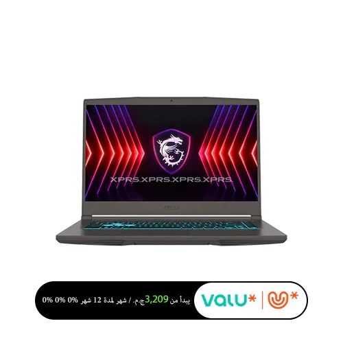 MSI Thin 15 B13UC - RTX 3050 - Intel Core i7-13620H (16GB RAM / 512GB SSD) 15.6 FHD 144Hz Display - Free DOS