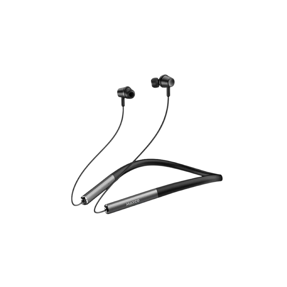 Maxco MT09 Neckband Sports Wireless Earphones - Black