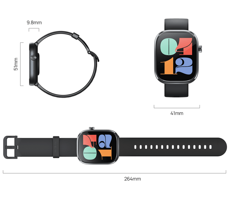 Mibro Smart Watch C4 2.01 Inch TFT Silvers xprs 1