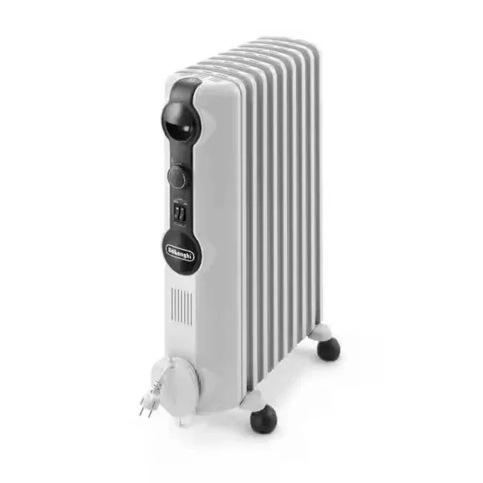 Delonghi 9 Fins Oil filled Radiator, 2000W - White - TRRS0920
