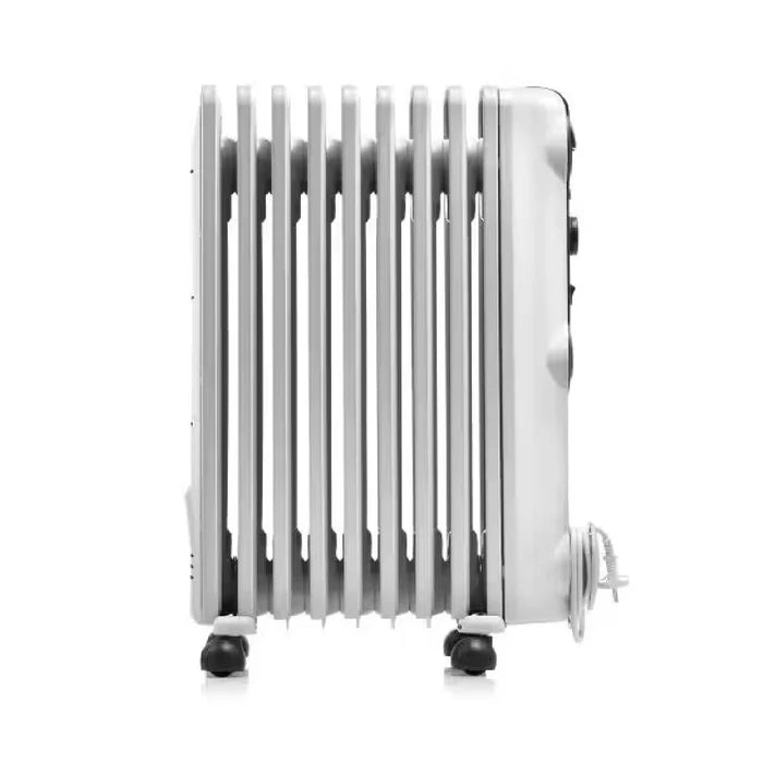 Delonghi 9 Fins Oil filled Radiator, 2000W - White - TRRS0920