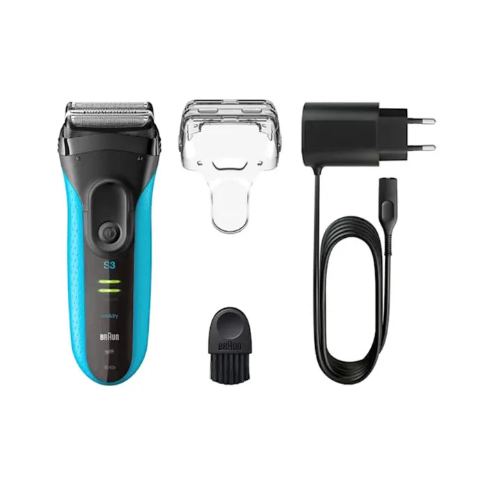 <tc>ماكينة حلاقة كهربائية للرجال براون Series 3 ProSkin 3040s – لون أزرق/أسود</tc>