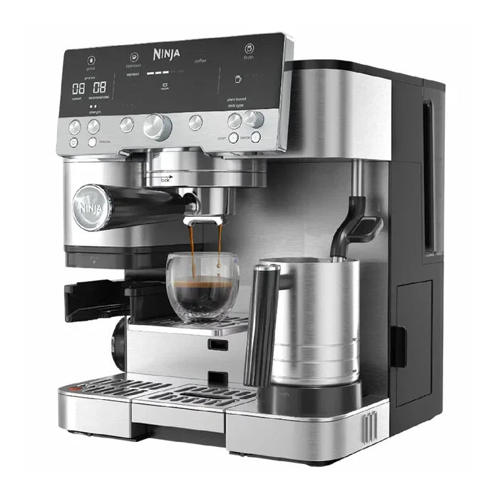 Ninja Luxe Manual Espresso Machine - Stainless Steel - ES601ANZ