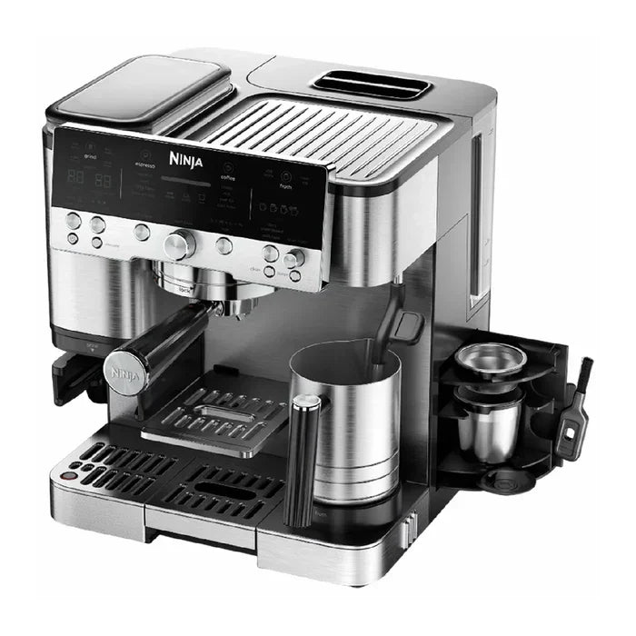 Ninja Luxe Manual Espresso Machine - Stainless Steel - ES601ANZ