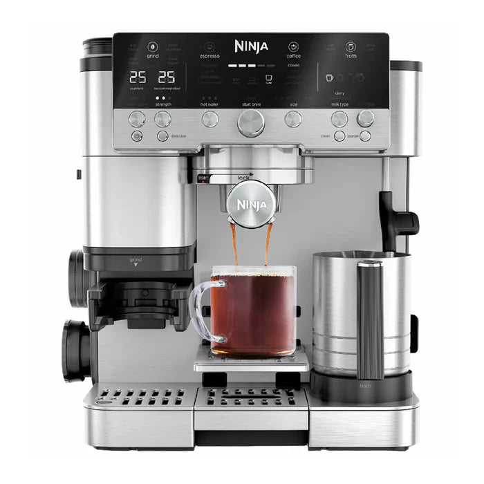 Ninja Luxe Manual Espresso Machine - Stainless Steel - ES601ANZ