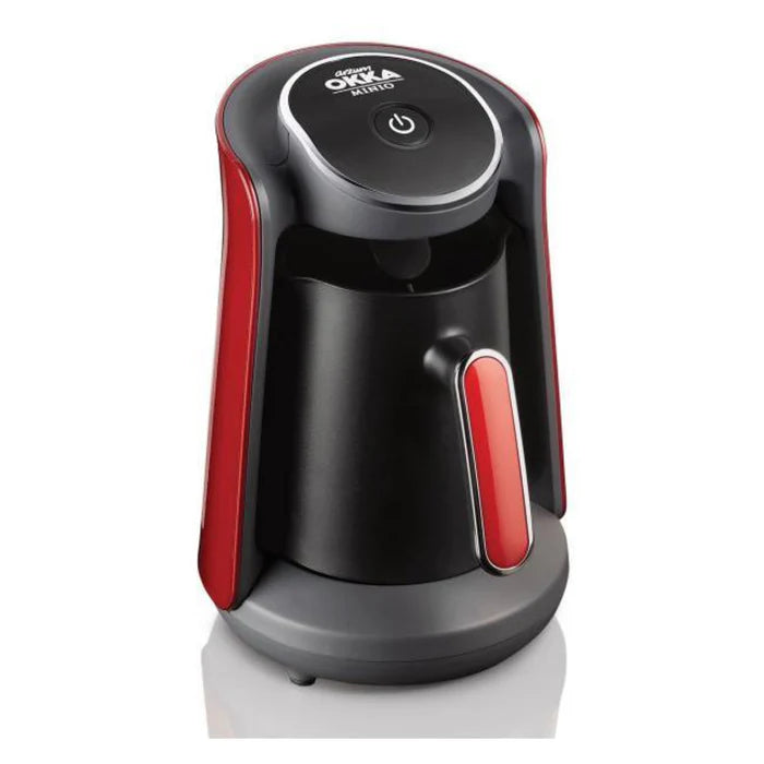 Okka Arzum Minio OK004-N Turkish Coffee Machine 4-Cup Capacity 480W Power Nebula Red