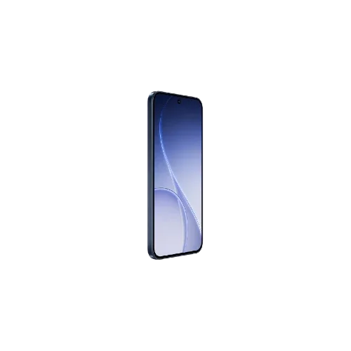Oppo Reno 15F Modern smartphone with slim design, edge-to-edge display, and blue gradient screen