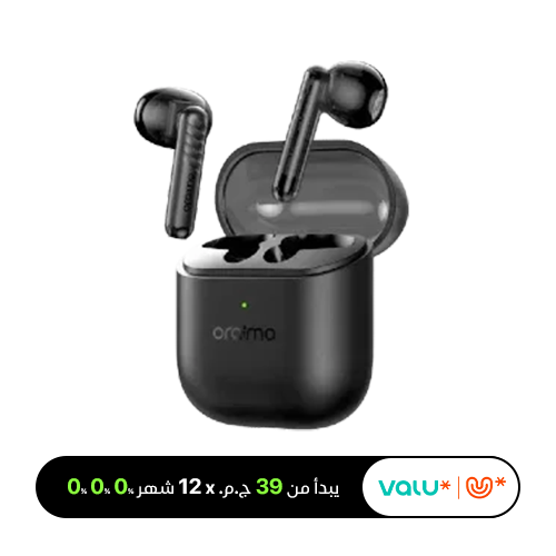 <tc>سماعات أذن لاسلكية Oraimo FreePods Neo ENC (OTW-330S) باللون الأسود</tc>