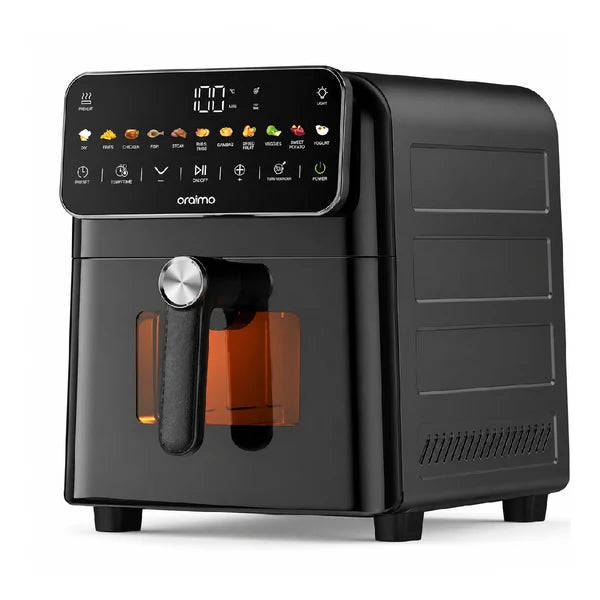 Oraimo Dual Side Heating at 230°C Flip Free Design 9L 1600W - OAF-502A - Black