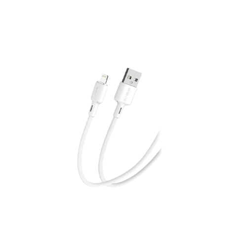 Oraimo Data Cable USB-A To Lightning 2.4 A, 1M- White