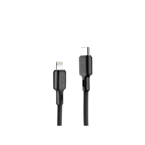Oraimo FastLine 2 Data Cable Lighting To USB-C, 2.4A, 1M - Black