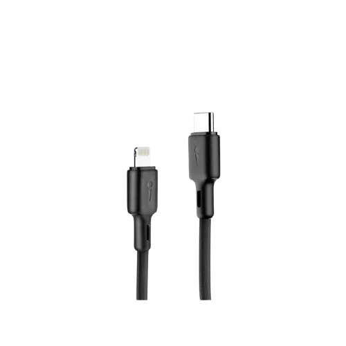 Oraimo FastLine 2 Data Cable Lighting To USB-C, 2.4A, 1M - Black