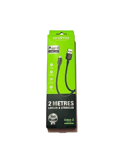 Oraimo Undo 2 Data Cable OCD-M56 2A USB-A to Micro 2M - Black xprs 2