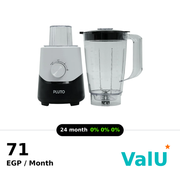 Pluto Blender with Grinder 500W – 1.5L - PL-BL50015