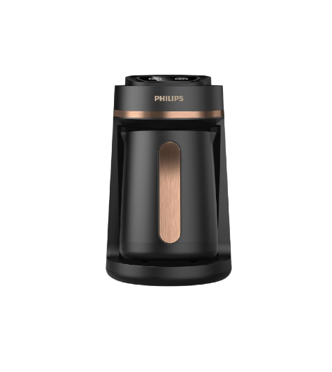 Philips Series 5000 Turkish Coffee Maker, 735 Watt, Black Copper - HDA150/60