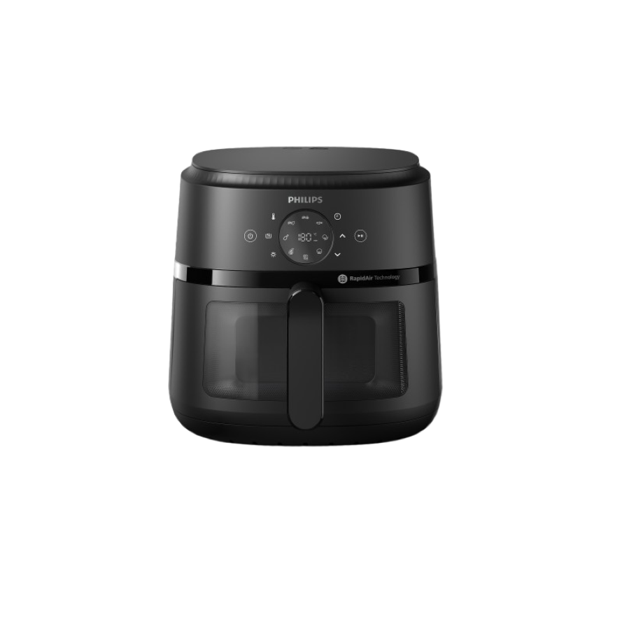 Philips 2000 Series Digital Air Fryer, 6.2 Liter, 1700 Watt,Black - NA230/00 xprs