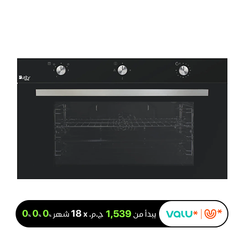 Purity Built-in Gas Oven With Gas Grill 90 CM Full Safety With Fan KPD907GGD GBL