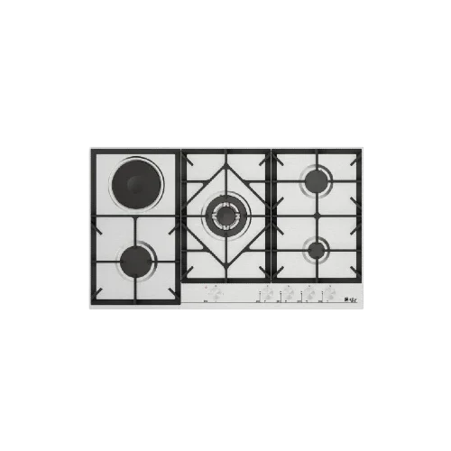 Purity Built In Gas Hob 4 Gas Burner + 1 Electric Burner Heavy Duty Grids - HPT909ES - XPRS