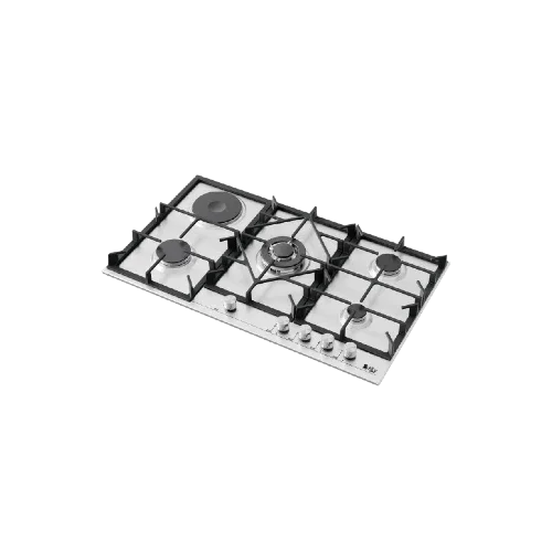 Purity Built In Gas Hob 4 Gas Burner + 1 Electric Burner Heavy Duty Grids - HPT909ES - XPRS
