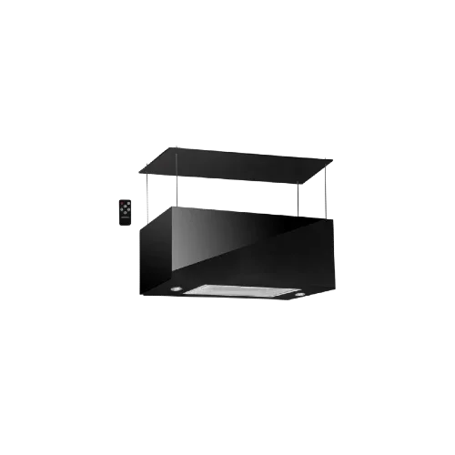 Purity Built-In Kitchen Hood 90CM , 1000 M³/H – Black - DIAMOND BL ISLAND90CM - XPRS