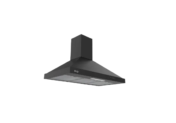 Purity Chimney Built-In Hood 90 CM 650 M³/H - Black - ROMA 90 BL - XPRS