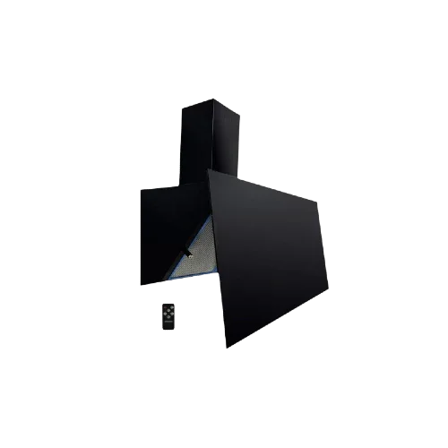 Purity chimney Hood 60 cm 1000 M³/H With Remote Control - Black - ROSE-PLUS-BL-60CM - XPRS