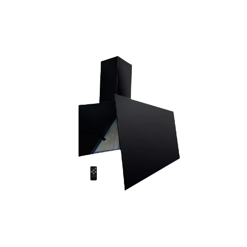 Purity chimney Hood 90 cm 1000 M³/H With Remote Control - Black - ROSE-PLUS-BL-90CM - XPRS
